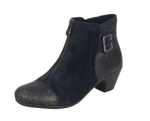 Rieker - Mussurana/Virage Boots in Black/Marine